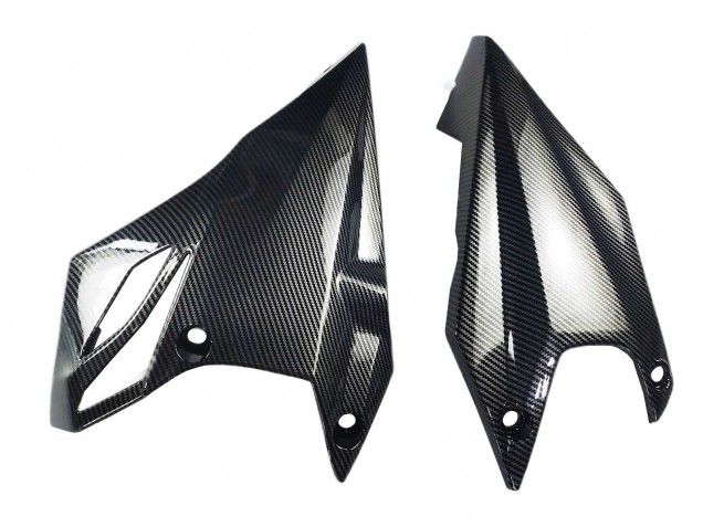 Kawasaki Z1000 Motorrad Verkleidung 2010-2013 - Schwarze Carbonfaser