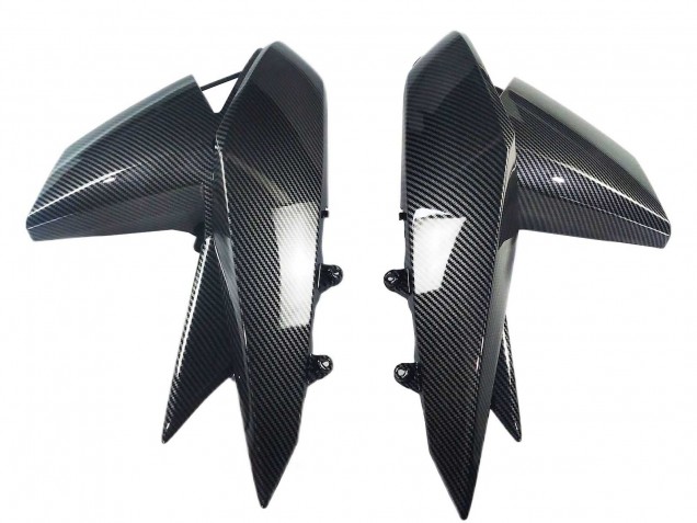 Kawasaki Z1000 Motorrad Verkleidung 2010-2013 - Schwarze Carbonfaser