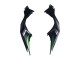 Kawasaki Z1000 Motorrad Verkleidung 2014-2019 - Schwarz Grun Grau