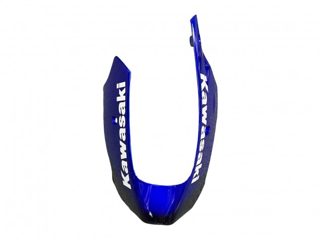 Kawasaki ZX9R Motorrad Verkleidung 2000-2001 - Glanzendes Schwarz Blau Flamme Weiss