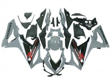 Honda CBR650R Motorrad Verkleidung 2019-2020 - Nardo Grau Schwarz Rot