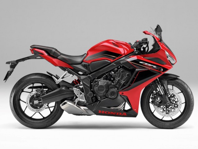 Honda CBR650R Motorrad Verkleidung 2021-2023 - Rot Schwarz