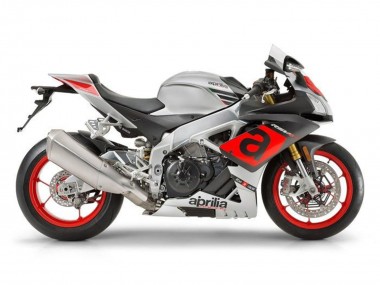 Aprilia RSV4 1000 Motorrad Verkleidung 2009-2015 - Silber Rot Schwarz