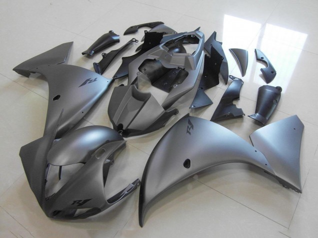 Yamaha YZF R1 Motorrad Verkleidung 2009-2011 - Matt Grau