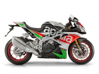Aprilia RSV4 1000 Motorrad Verkleidung 2016-2020 - Silber Rot Schwarz Grun