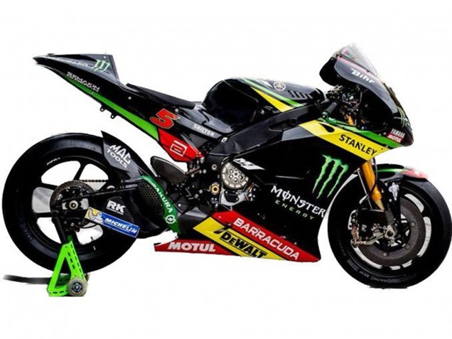 Kawasaki ZX10R Motorrad Verkleidung 2006-2007 - Glanzendes Schwarz Gelb Grun Rot Motul Monster Energy Barracuda DeWalt