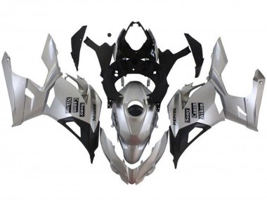 Kawasaki Ninja 400 Motorrad Verkleidung 2018-2024 - Silber Schwarz Repsol