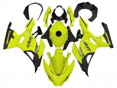 Kawasaki Ninja 400 Motorrad Verkleidung 2018-2024 - Neon Gelb Schwarz