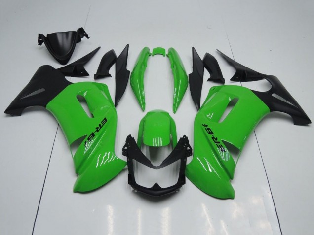 Kawasaki Ninja 650 EX650 Motorrad Verkleidung 2006-2008 - Grun Schwarz