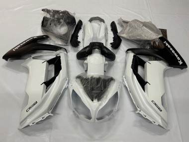 Kawasaki Ninja 650 EX650 Motorrad Verkleidung 2012-2016 - Perl Weiss Matt Schwarz