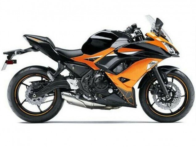 Kawasaki Ninja 650 EX650 Motorrad Verkleidung 2017-2019 - Orange Schwarz