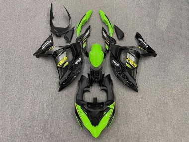 Kawasaki Ninja 650 EX650 Motorrad Verkleidung 2017-2019 - Grun Gelb Grau Schwarz
