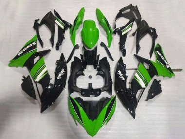 Kawasaki Ninja 650 EX650 Motorrad Verkleidung 2017-2019 - Grun Schwarz Weiss
