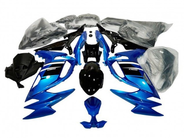 Kawasaki Ninja 650 EX650 Motorrad Verkleidung 2020-2026 - Blau Weiss Schwarz