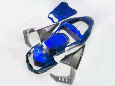 Kawasaki Z1000 Motorrad Verkleidung 2003-2006 - Blau Silber