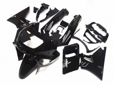Kawasaki ZZR400 Motorrad Verkleidung 1993-2007 - Glanzendes Schwarz