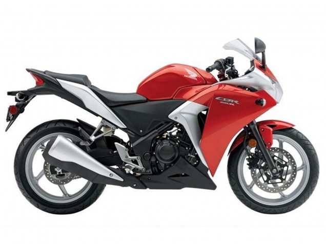 Honda CBR250RR Motorrad Verkleidung 2011-2015 - Silber Rosa