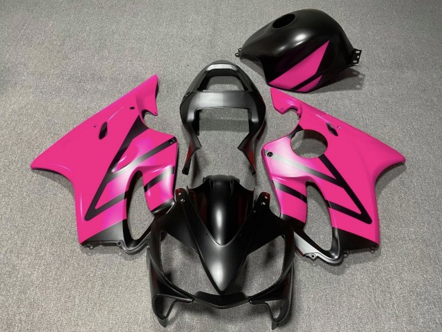 Honda CBR600 F4i Motorrad Verkleidung 2001-2003 - Rosa Matt Schwarz
