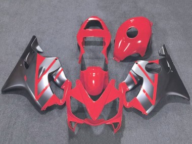 Honda CBR600 F4i Motorrad Verkleidung 2001-2003 - Silber Rot