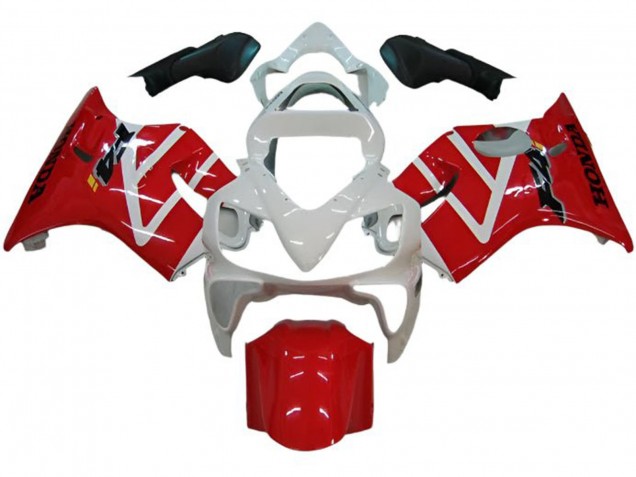 Honda CBR600 F4i Motorrad Verkleidung 2001-2003 - Weiss Rot