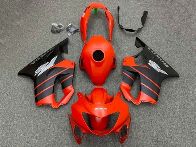 Honda CBR600 F4i Motorrad Verkleidung 2004-2007 - Rot Matt Schwarz