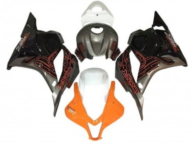 Suzuki GSXR 1000 Motorrad Verkleidung 2005-2006 - Orange Silber Schwarz Weiss