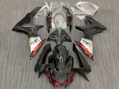 Suzuki GSXR 600 / GSXR 750 Motorrad Verkleidung 2011-2024 - Schwarz Silber Rot Mattschwarz