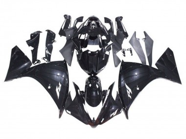 Yamaha YZF 1000 R1 Motorrad Verkleidung 2009-2011 - Glanzendes Schwarz