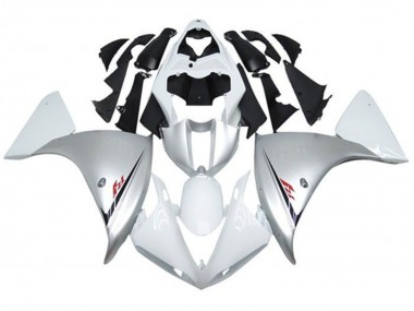 Yamaha YZF 1000 R1 Motorrad Verkleidung 2012-2014 - Silber Weiss