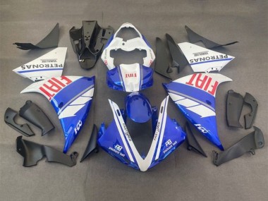 Yamaha YZF 1000 R1 Motorrad Verkleidung 2012-2014 - Weiss Blau Rot Fiat