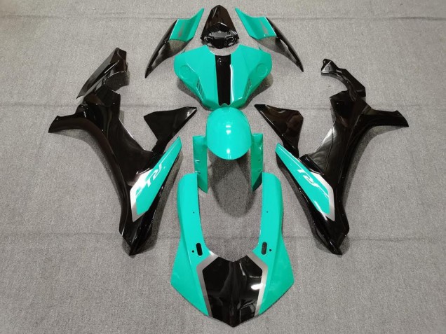 Yamaha YZF 1000 R1 Motorrad Verkleidung 2020-2025 - Blau Grun Blau Glanzendes Schwarz