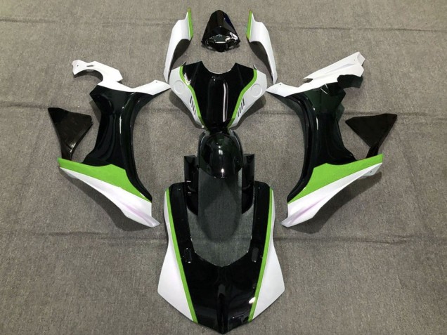 Yamaha YZF 1000 R1 Motorrad Verkleidung 2020-2025 - Weiss Grun Glanzendes Schwarz