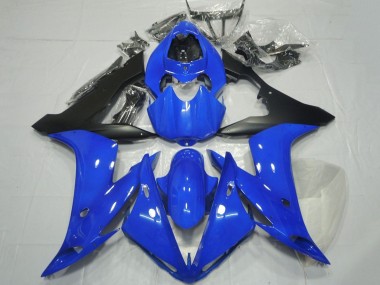 Yamaha YZF 1000 R1 Motorrad Verkleidung 2004-2006 - Blau Matt Schwarz