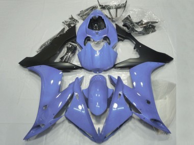 Yamaha YZF 1000 R1 Motorrad Verkleidung 2004-2006 - Blau Matt Schwarz