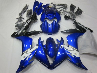 Yamaha YZF 1000 R1 Motorrad Verkleidung 2004-2006 - Blau Weiss Glanzendes Schwarz