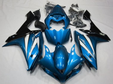 Yamaha YZF 1000 R1 Motorrad Verkleidung 2007-2008 - Blau Weiss Schwarz