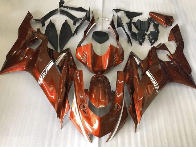 Yamaha YZF R6 Motorrad Verkleidung 2017-2025 - Orange