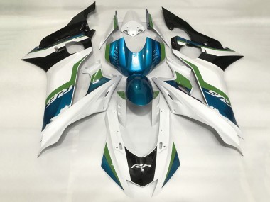 Yamaha YZF R6 Motorrad Verkleidung 2017-2025 - Weiss Blau Grun Schwarz
