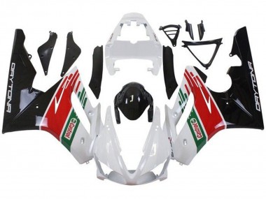 Triumph Daytona 675 Triple Motorrad Verkleidung 2009-2012 - Weiss Rot Grun Glanzendes Schwarz Castrol