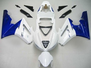 Triumph Daytona 675 Triple Motorrad Verkleidung 2009-2012 - Weiss Blau