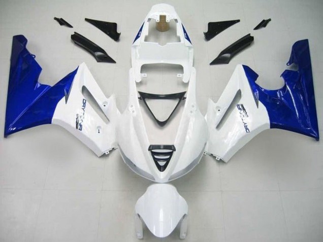 Triumph Daytona 675 Triple Motorrad Verkleidung 2009-2012 - Weiss Blau