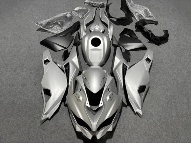 Kawasaki ZX4R ZX-4RR Motorrad Verkleidung 2019-2025 - Silber Schwarz
