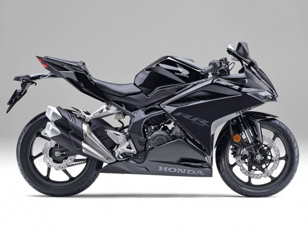 Honda CBR250RR Motorrad Verkleidung 2017-2022 - Matt Schwarz Grau