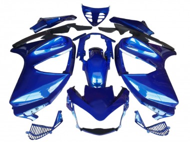 Honda ST1300 Motorrad Verkleidung 2002-2016 - Blau Matt Schwarz
