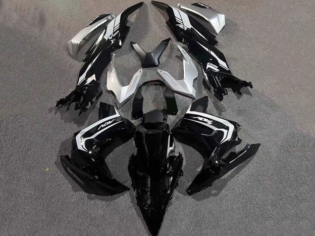 Honda ADV160 Motorrad Verkleidung 2022-2024 - Silber Glanzendes Schwarz