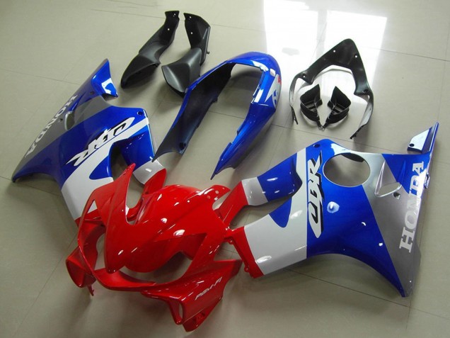 Honda CBR600 F4i Motorrad Verkleidung 2004-2007 - Blau Weiss Rot Grau
