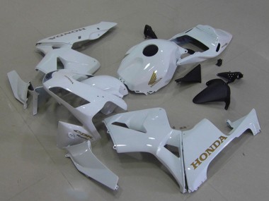 Honda CBR600RR Motorrad Verkleidung 2003-2004 - Weiss Gold Aufkleber