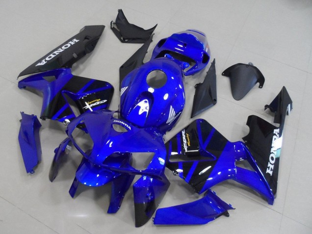 Honda CBR600RR Motorrad Verkleidung Kit 2005-2006 - Blau Schwarz