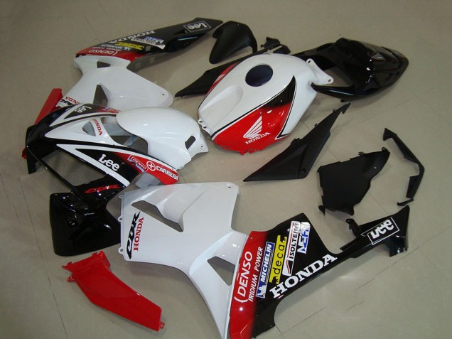 Honda CBR600RR Motorrad Verkleidung 2005-2006 - Weiss Rot Schwarz Lee