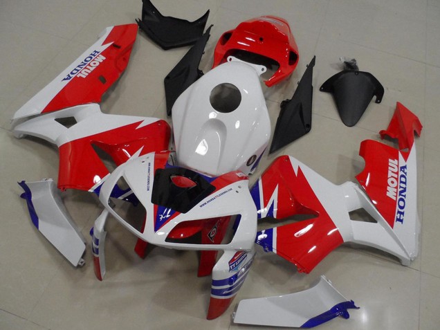 Honda CBR600RR Abs Motorrad Verkleidungen 2005-2006 - Weiss Rot Blau